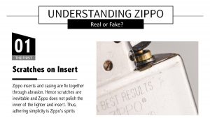 ZSH012R Authentic Zippo Lighter No Inside Guts Insert 