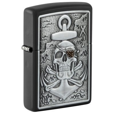 Skull Anchor Emblem Design