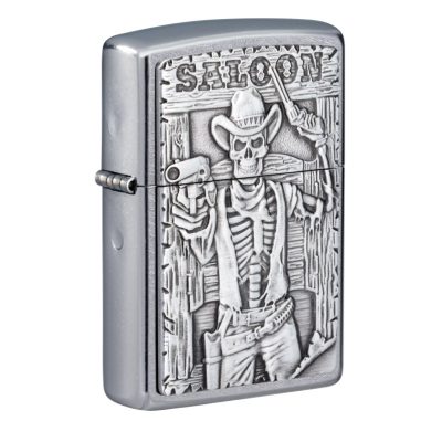 Saloon Skull Emblem Design