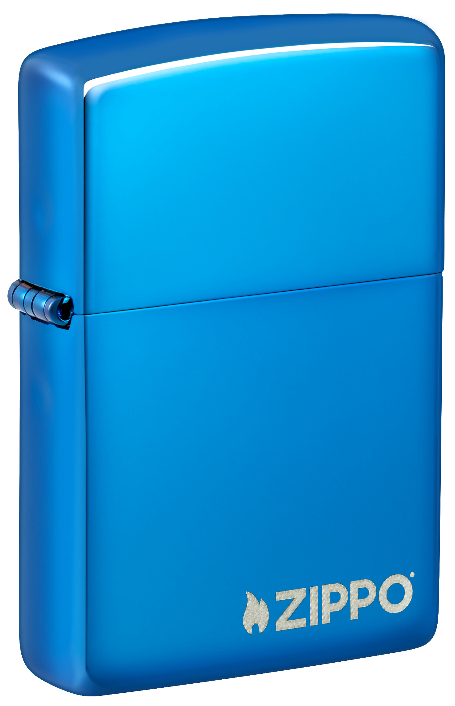 ZIPPO High Polish Blue Sapphire with Zippo Logo - Zippo Singapore