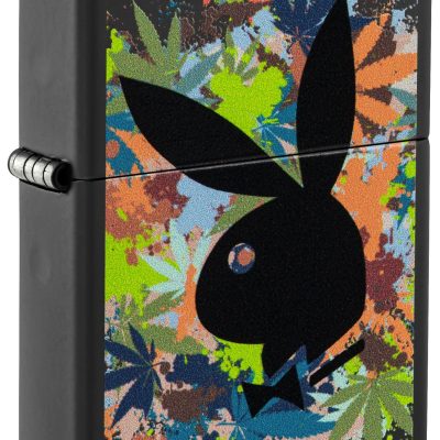 ZIPPO lighter with Playboy logo and colourful design
