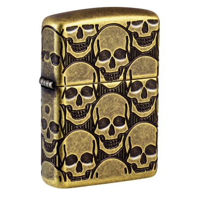 Zippo Armor 360 MultiCut Skulls Design