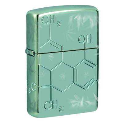 Zippo THC Leaf Design