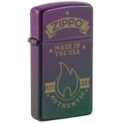 Zippo Slim Lighter Made in USA Design