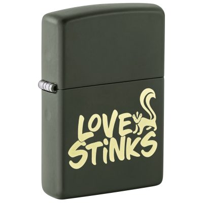 Zippo Love Stinks Design